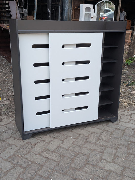 4 by 4 ft shoe rack (sliding doors)