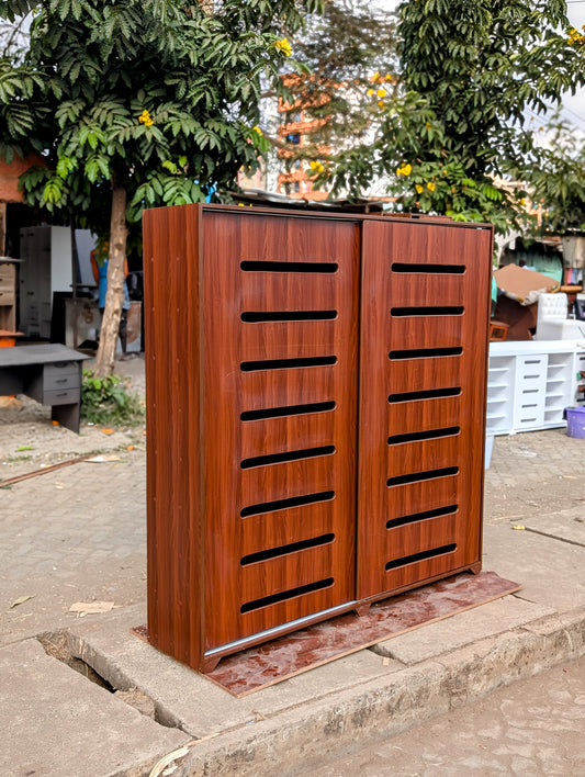 6 by 6 ft shoe rack (sliding doors)