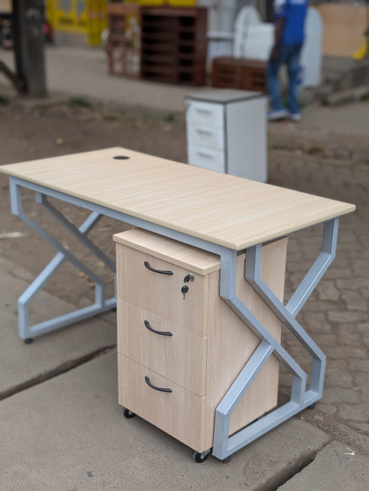 Desk + Movable Drawer