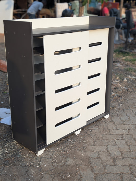 4 by 4 ft shoe rack ( sliding doors)