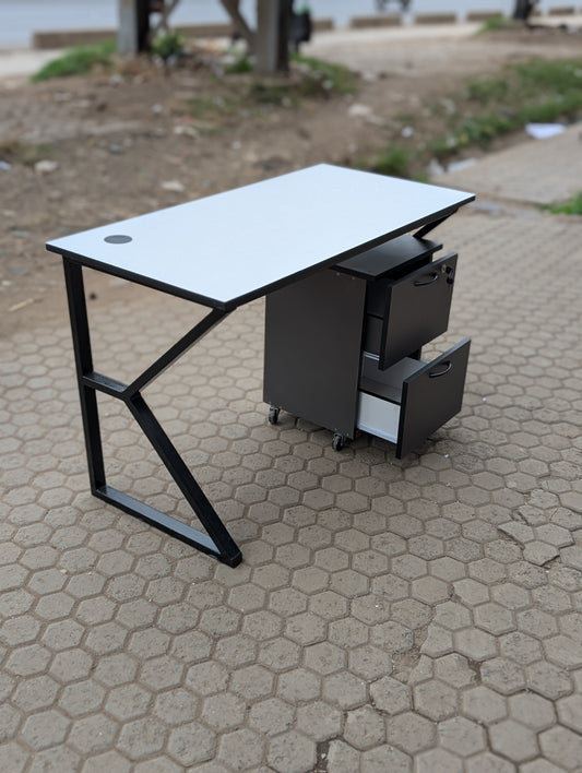 Desk + Movable Drawer